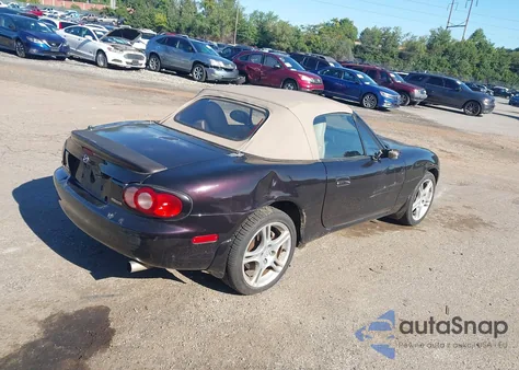 2004 Mazda Mx-5 Miata Ls из США, поврежденный, VIN JM1NB353040402806